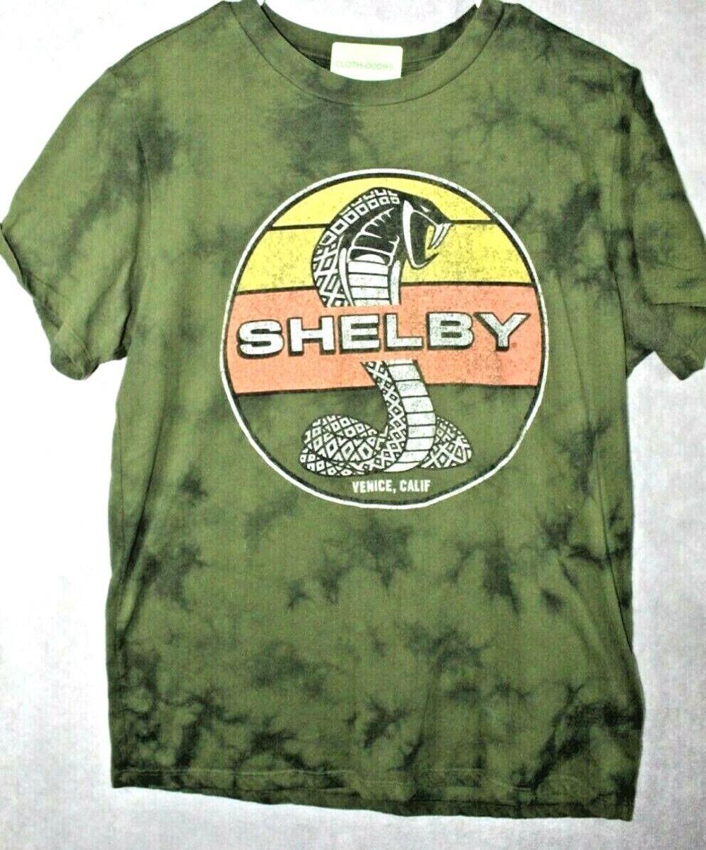 Fifth Sun Shirt Mens M Green Short Sleeve Shelby Cobra Graphic Tagless Cotton